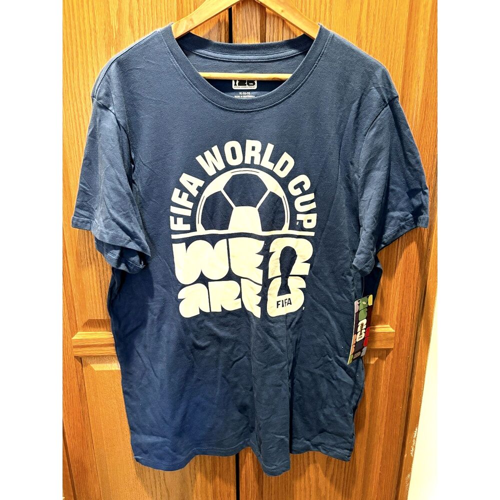 FIFA World Cup 2026 men's navy blue graphic T-shirt XL NWT licensed
